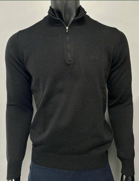 Джемпер на стійку трикотаж Loro Piana чорний SwiatLP023 4785838s2 фото