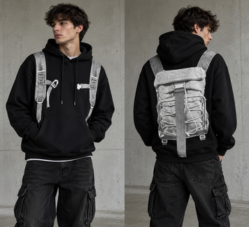 Худі OFF WHITE чорний SwiatOFF001 4014219s4 фото