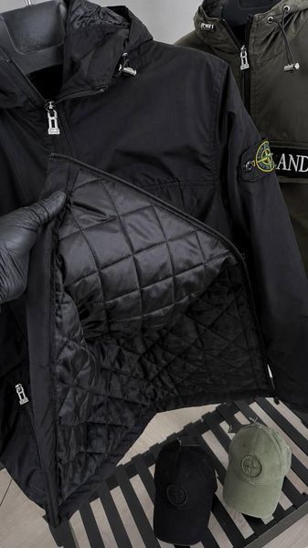 Куртка анорак утеплена осінь STONE ISLAND JakDEM031 5451858s7 фото
