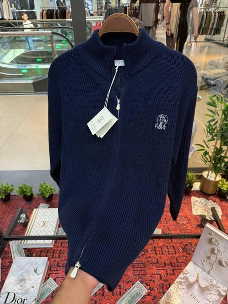 Зіп кофта трикотаж вʼязка BRUNELLO CUCINELLI Zipkof003 5512482s16 фото