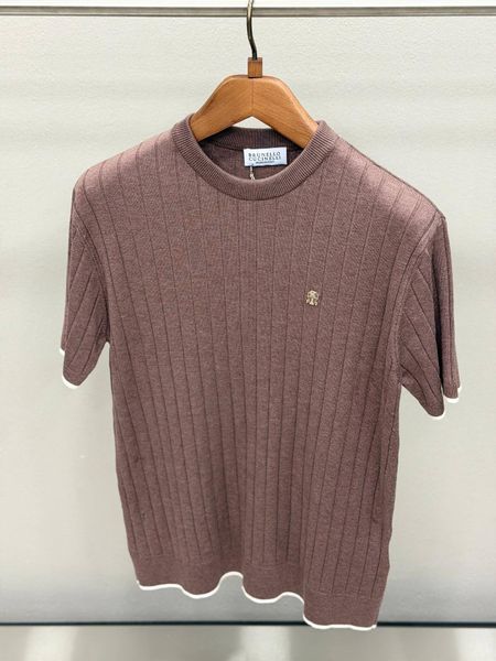 Футболка трикотаж PREMIUM BRUNELLO CUCINELLI LUX TShBC007 5314918s25 фото