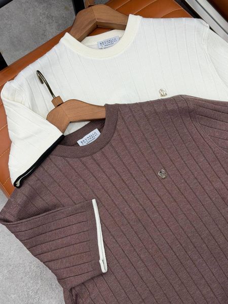 Футболка трикотаж PREMIUM BRUNELLO CUCINELLI LUX TShBC007 5314918s25 фото