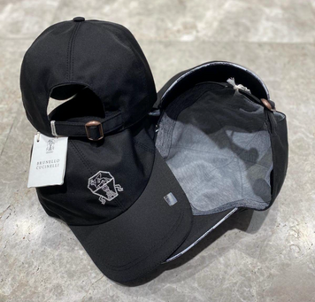 Кепка бейсболка Brunello Cucinelli LUX ЧОРНИЙ Capbc002 Capbc002 фото