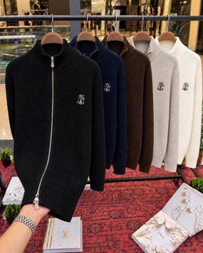 Зіп кофта трикотаж вʼязка BRUNELLO CUCINELLI Zipkof003 5512482s5 фото