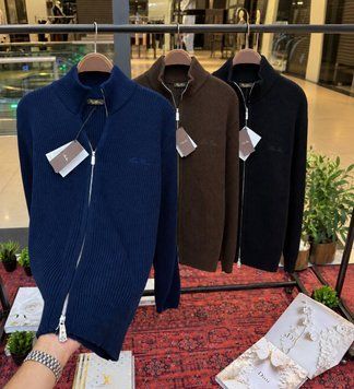 Зіп кофта трикотаж вʼязка LORO PIANA Zipkof006 5512564s2 фото