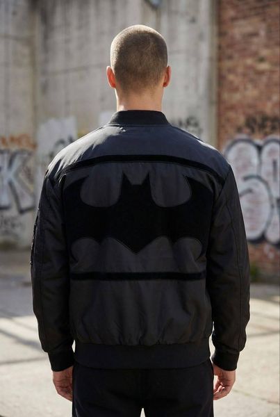 Бомбер вітровка MONCLER BATMAN чорний JakVIT005 5181674s5 фото